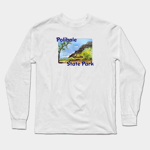 Polihale State Park, Hawaii Long Sleeve T-Shirt by MMcBuck